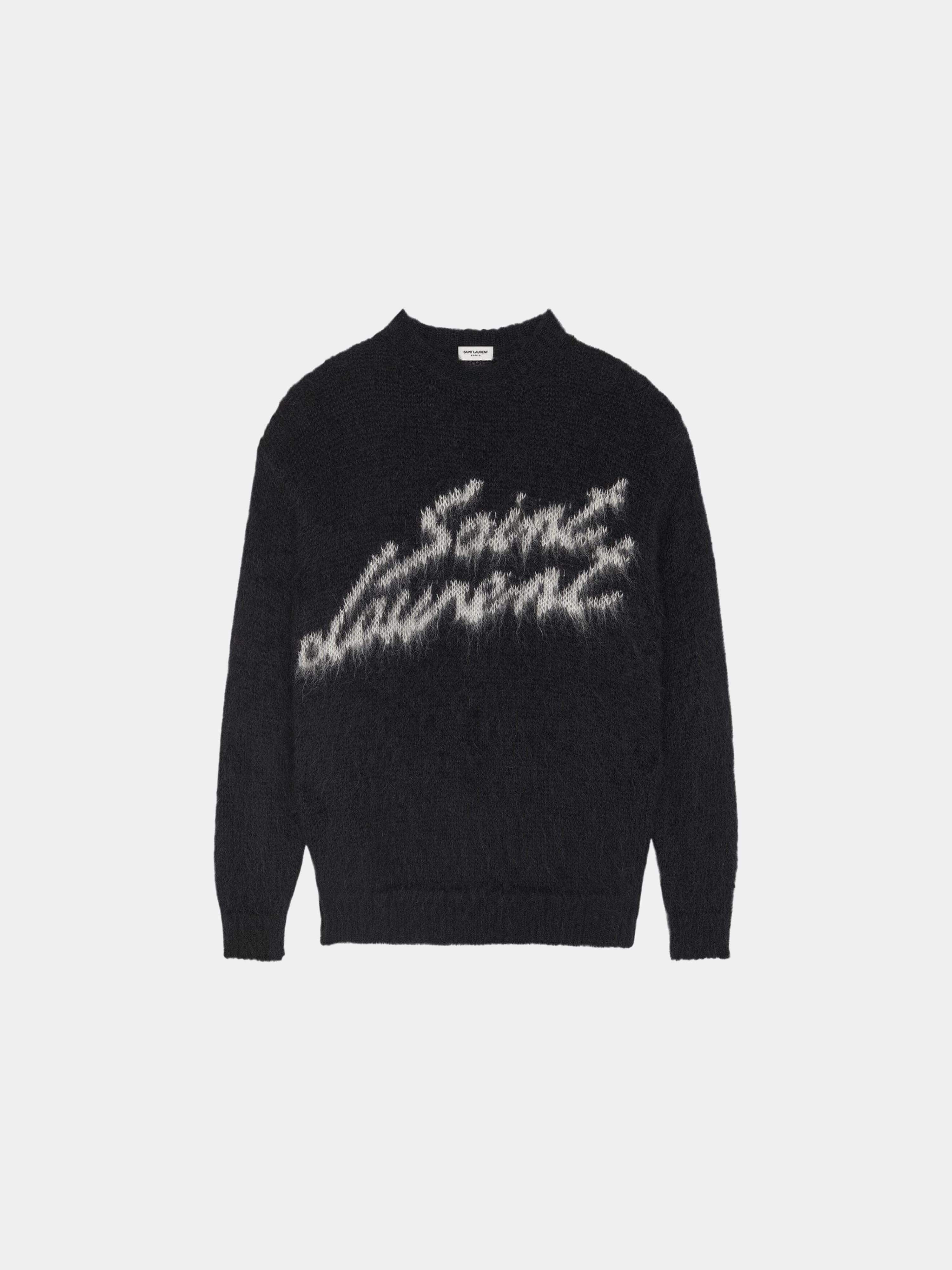 Saint Laurent 90s Sweater 'Noir/Naturel'