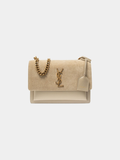 Saint Laurent Sunset Shoulder Bag 'Sea Salt'