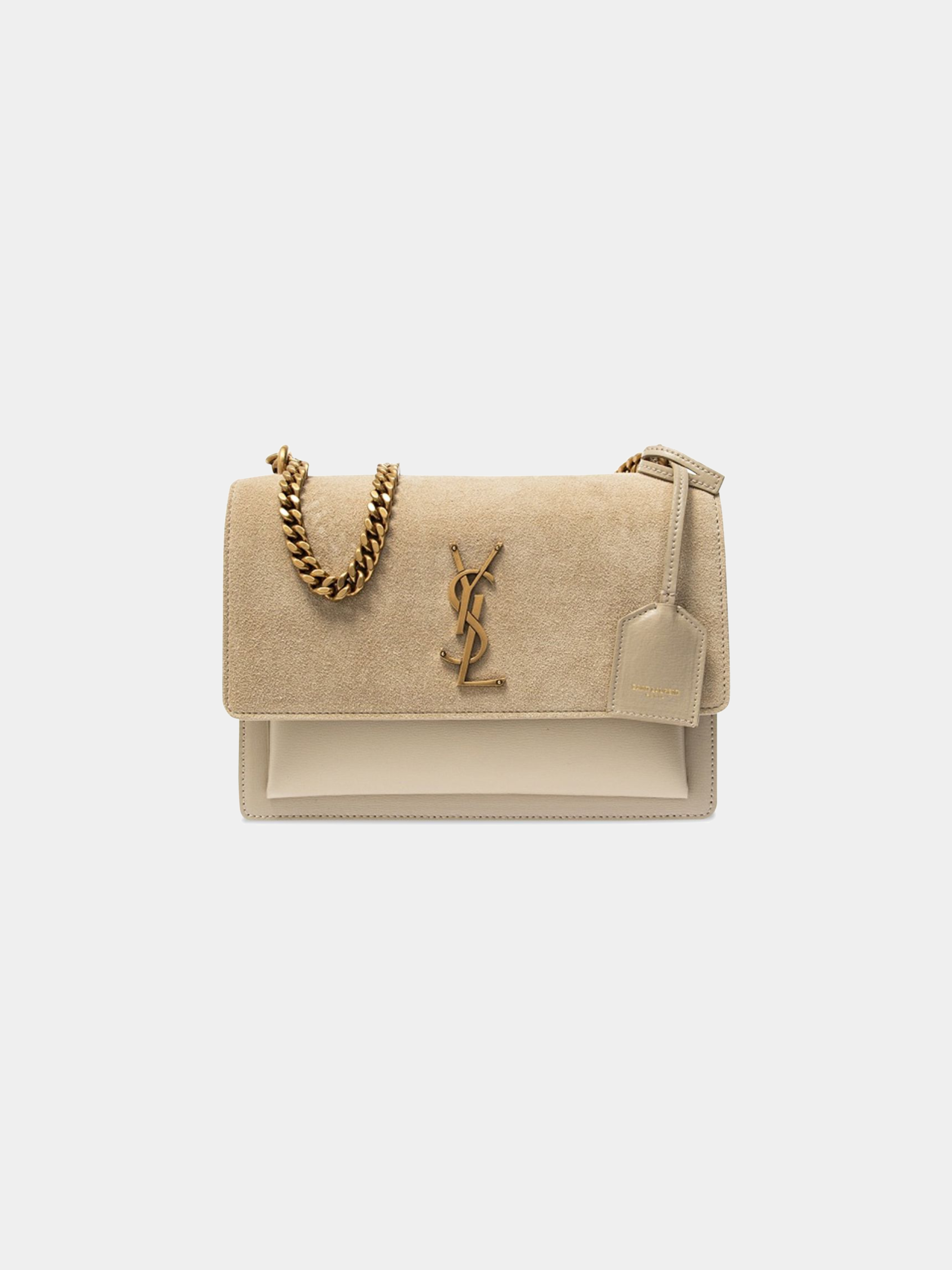 Saint Laurent Sunset Shoulder Bag 'Sea Salt'
