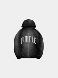 PURPLE BRAND Heavyweight Fleece Full Zip Hoodie 'Black'