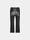 PURPLE BRAND Heavyweight Fleece Flared Pants 'Black'