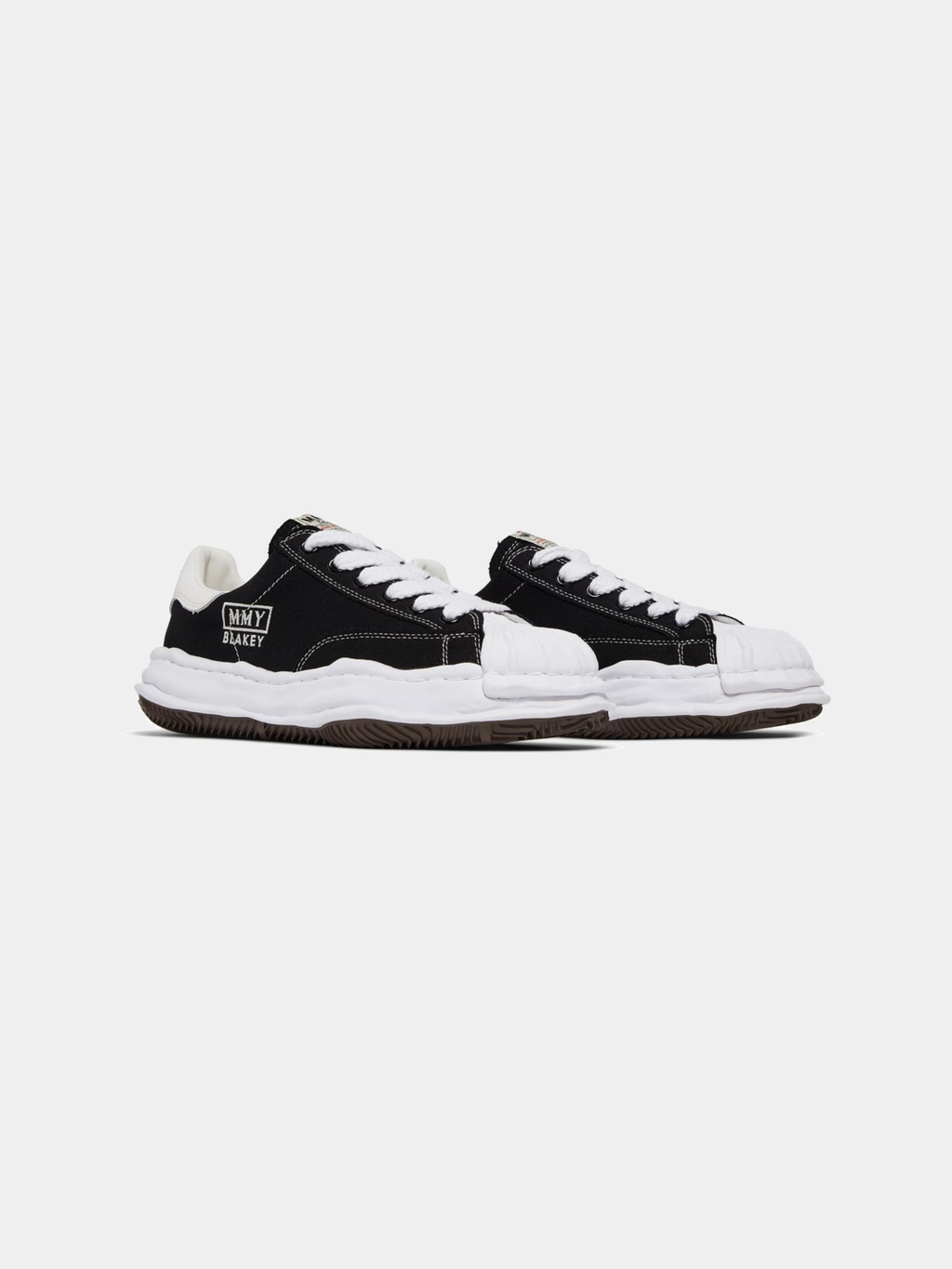 Maison Mihara Yasuhiro Blakey OG Sole Canvas Low 'Black White'