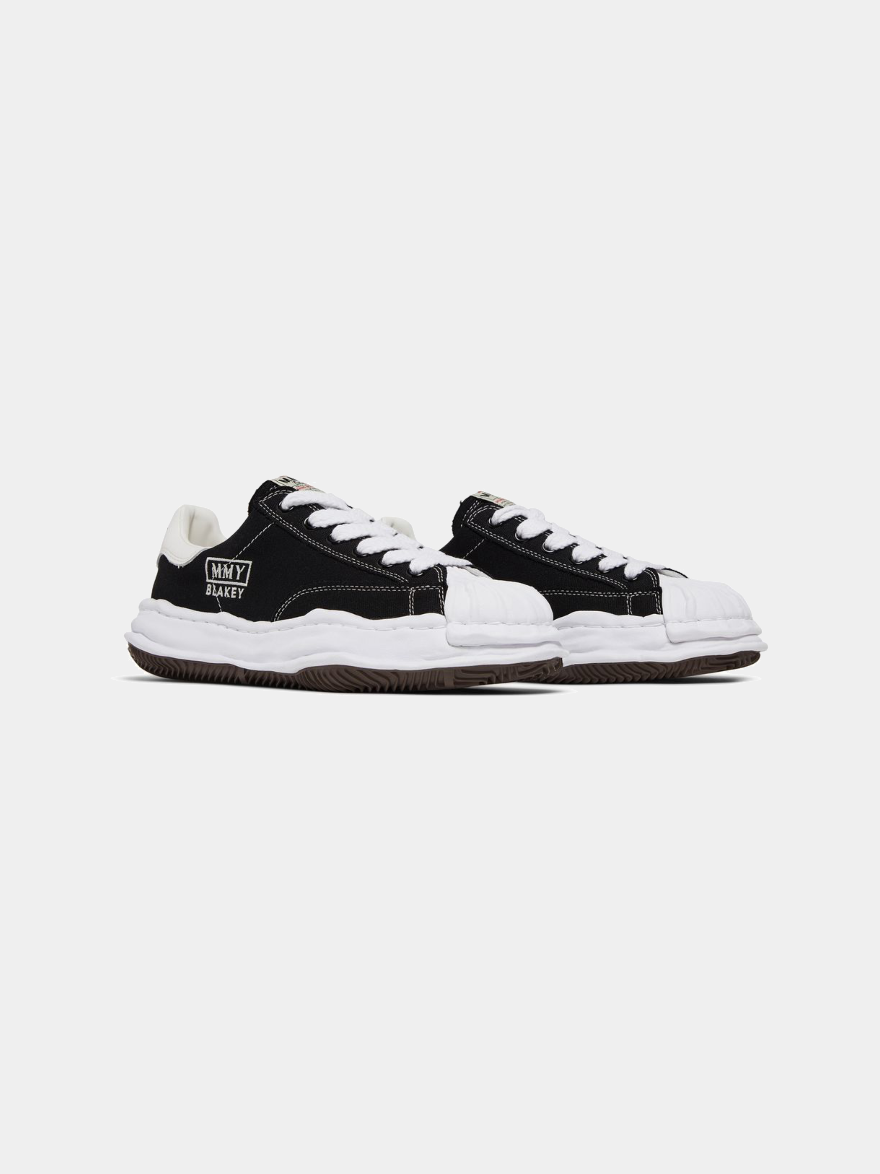 Maison Mihara Yasuhiro Blakey OG Sole Canvas Low 'Black White'