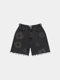 Denim Tears Mono Cotton Wreath Denim Shorts 'Black'