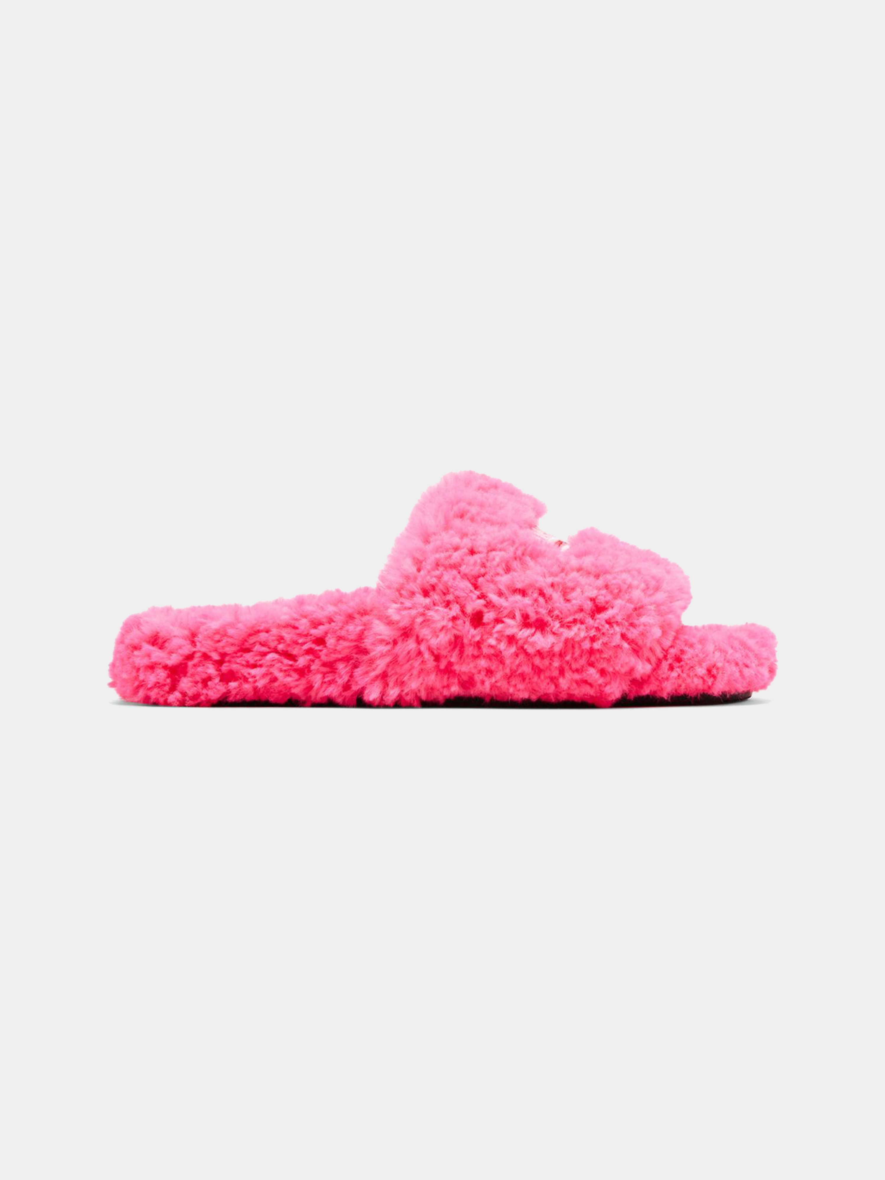 Balenciaga Wmns Furry Slides 'Faux Fur - Hot Pink'