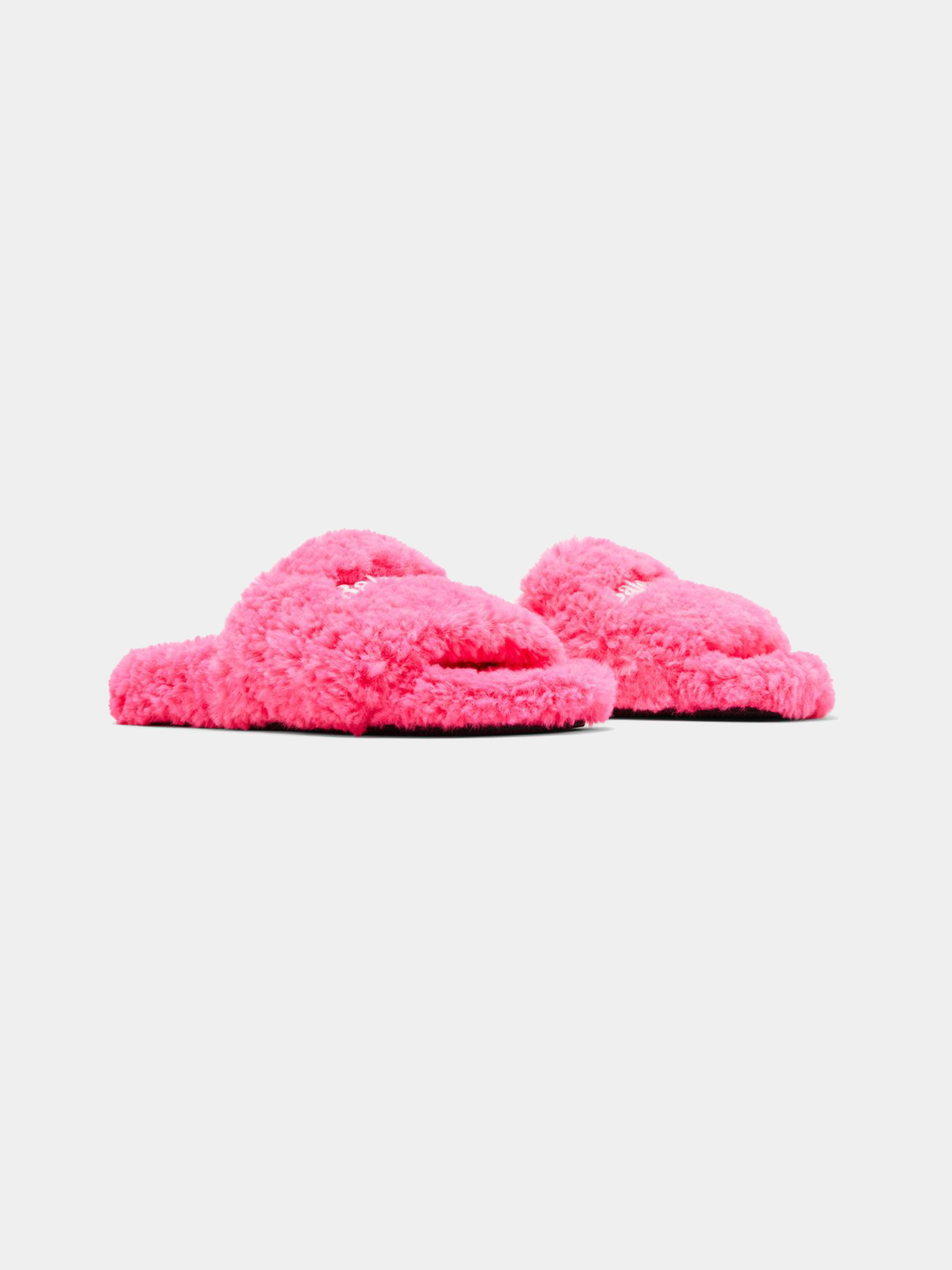 Balenciaga Wmns Furry Slides 'Faux Fur - Hot Pink'