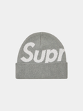 Supreme Big Logo Beanie 'Grey'