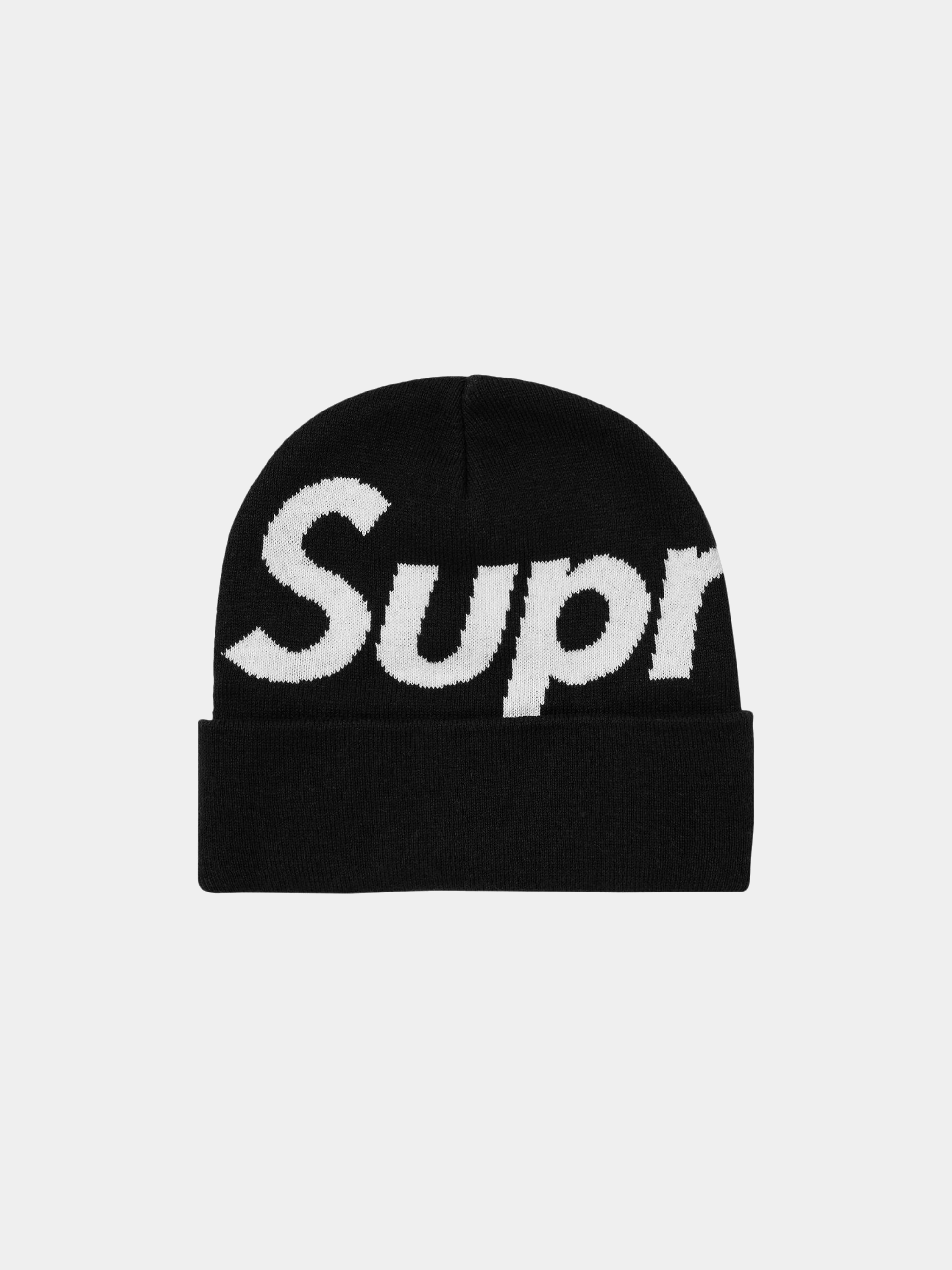 Supreme Big Logo Beanie 'Black'
