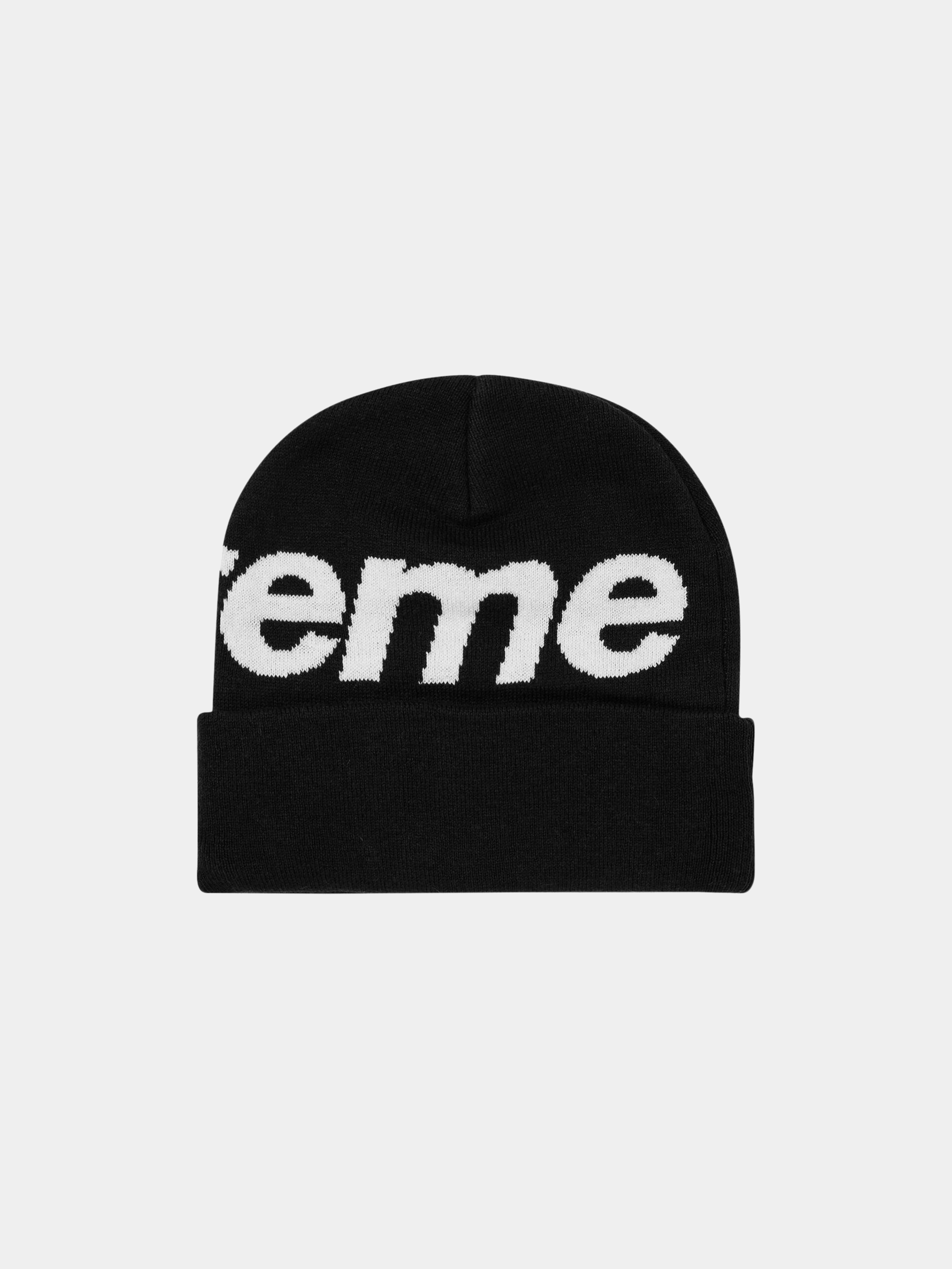 Supreme Big Logo Beanie 'Black'