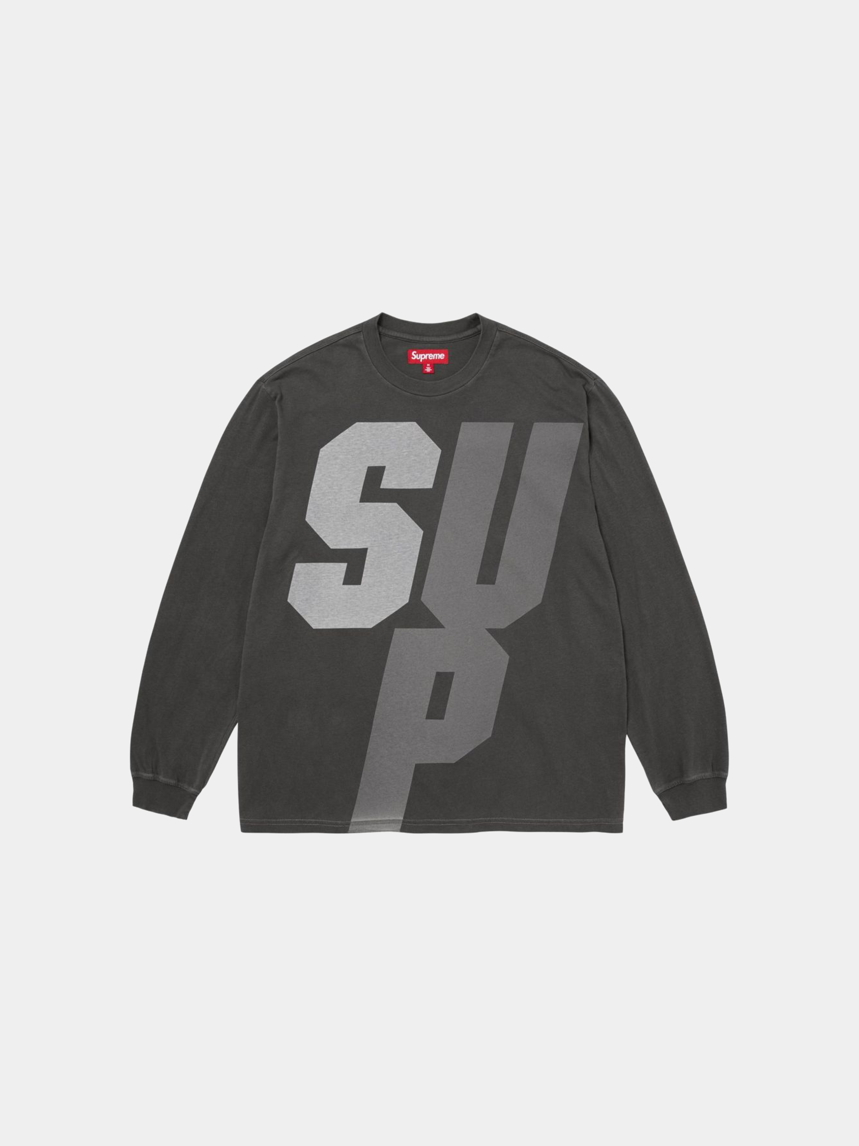 Supreme Reflective Long-Sleeve Top 'Black'