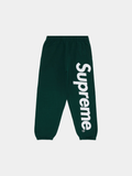 Supreme Satin Appliqué Sweatpant 'Dark Green'