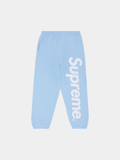 Supreme Satin Appliqué Sweatpant 'Light Blue'