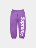 Supreme Satin Appliqué Sweatpant 'Violet'