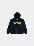 Supreme Arc Thermal Zip Up Hooded Sweatshirt 'Navy'