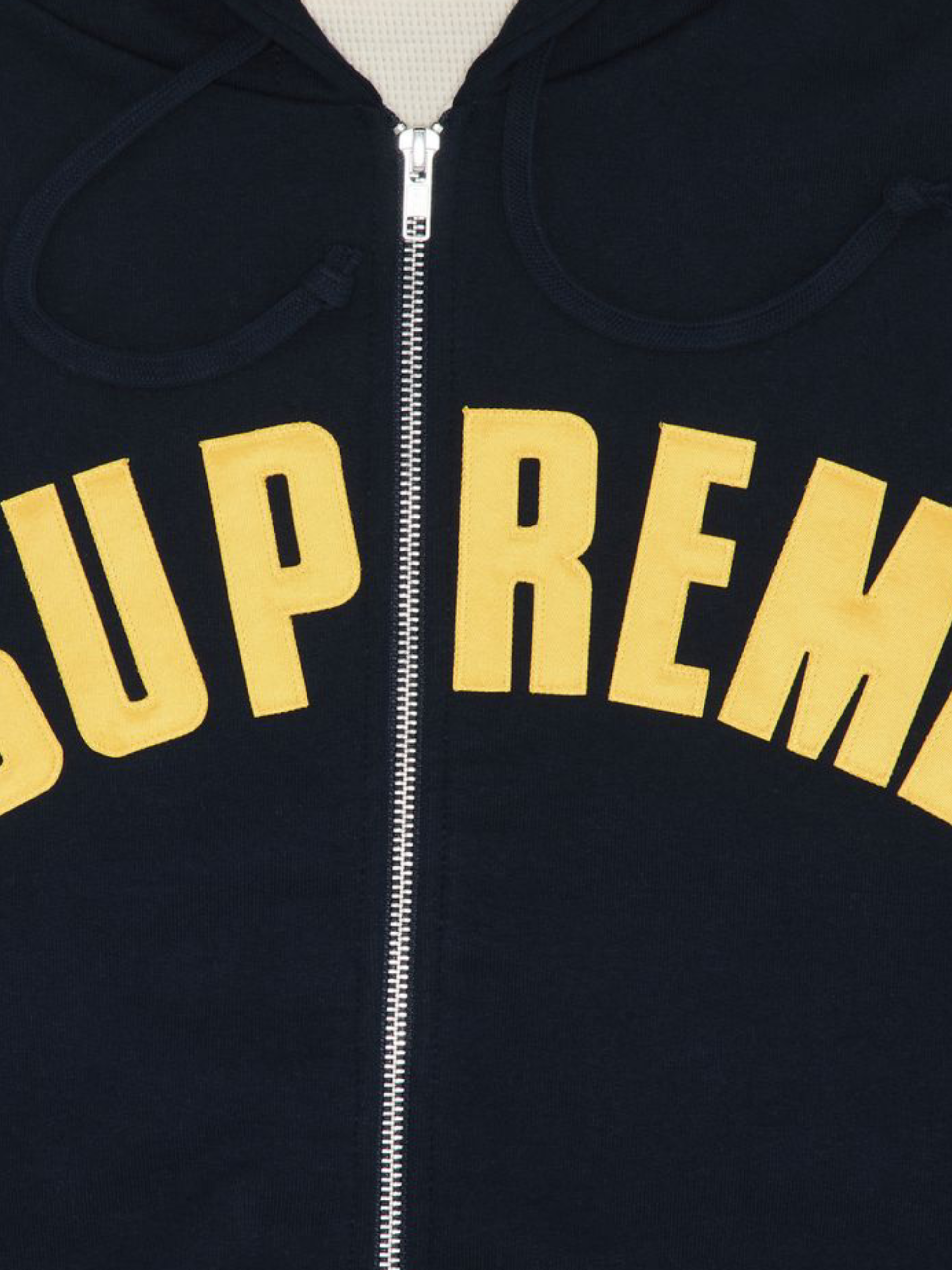 Supreme Arc Thermal Zip Up Hooded Sweatshirt 'Navy'