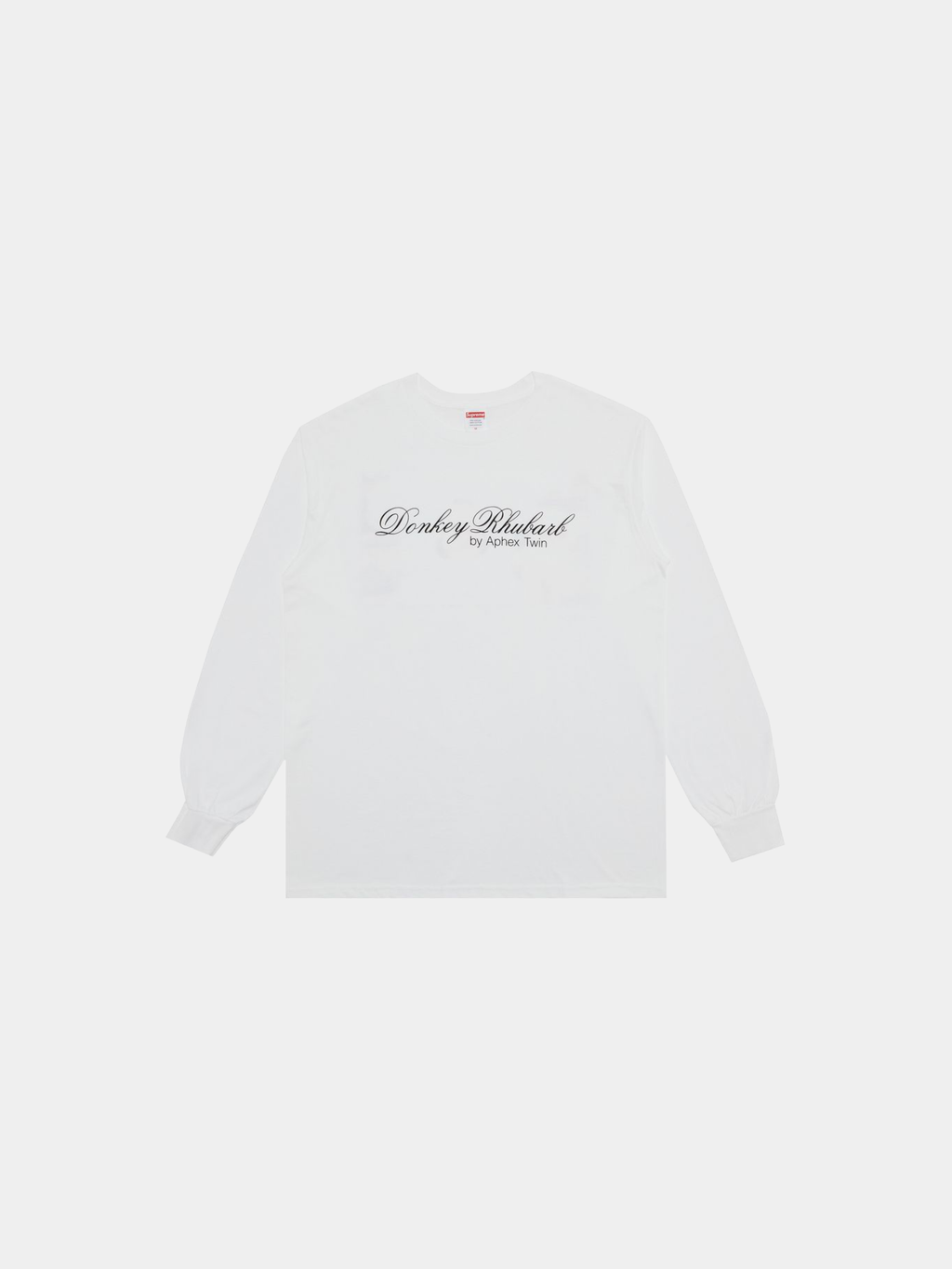 Supreme x Aphex Twin Donkey Rhubarb Long-Sleeve Tee 'White'