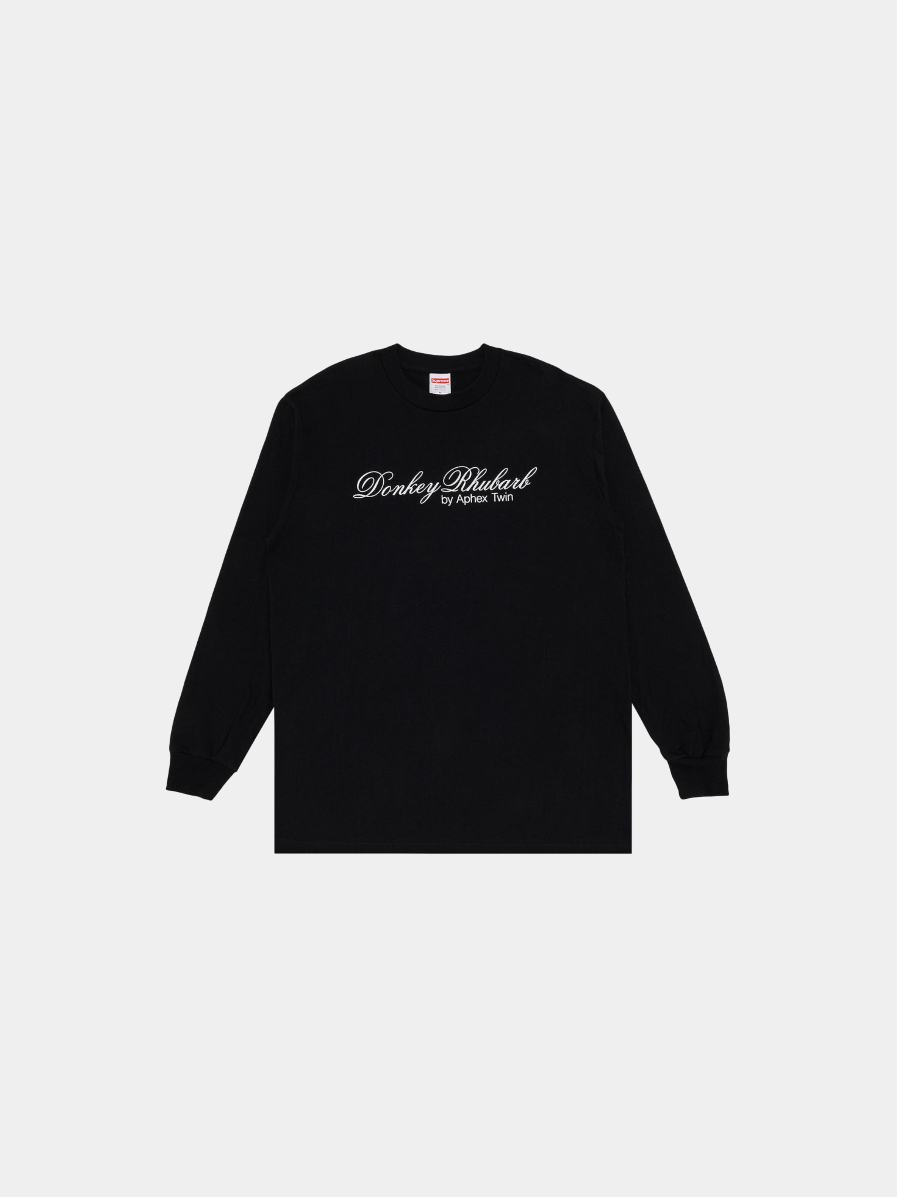 Supreme x Aphex Twin Donkey Rhubarb Long-Sleeve Tee 'Black'
