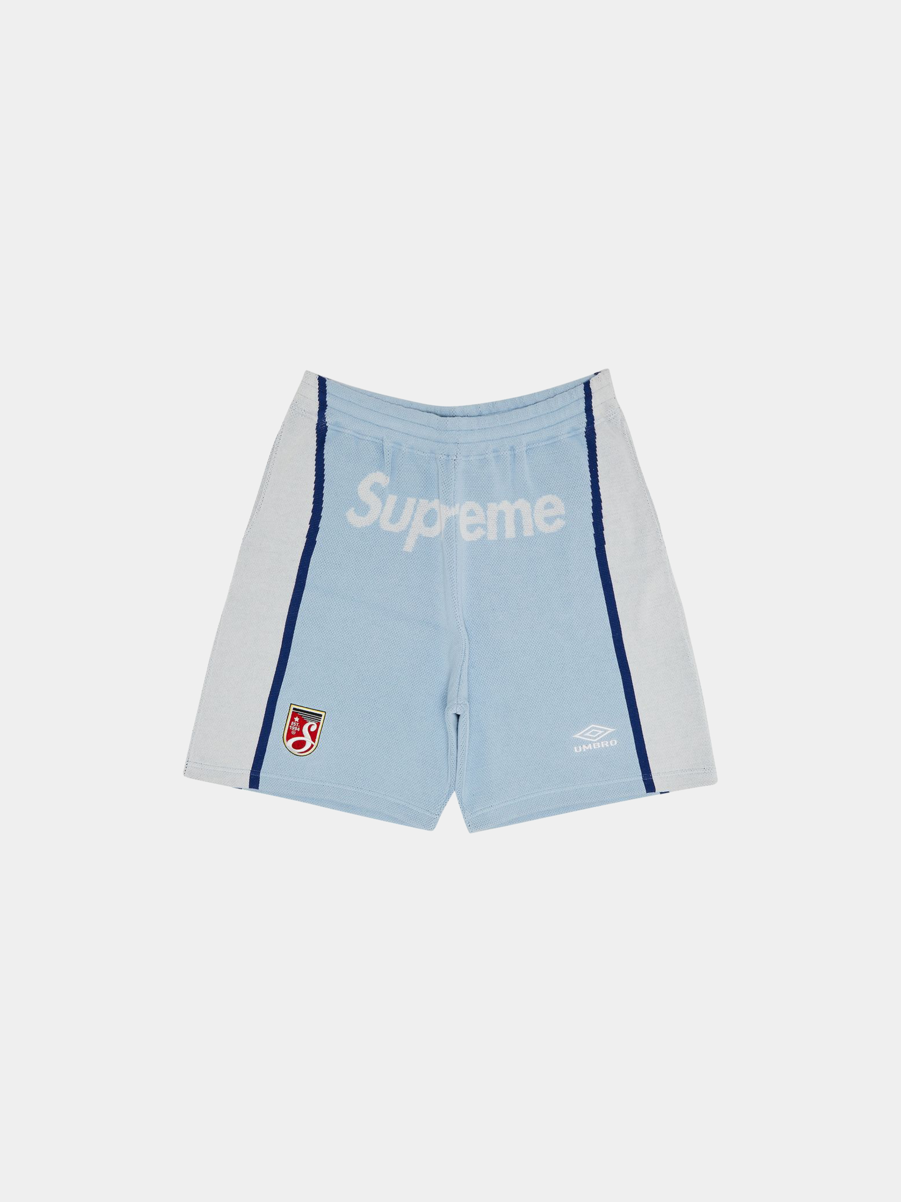Supreme x Umbro Knit Soccer Short 'Light Blue'
