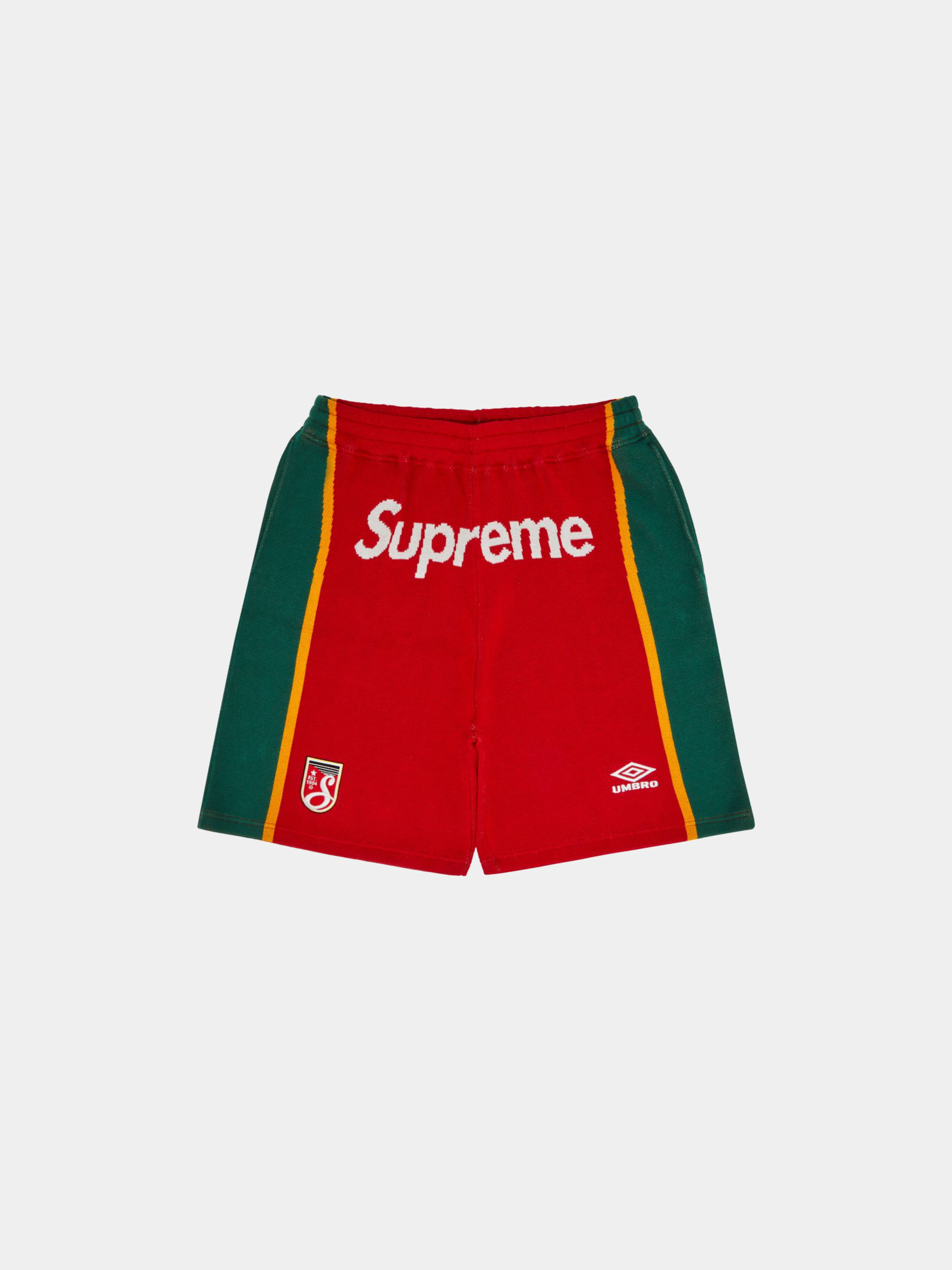 Supreme x Umbro Knit Soccer Short 'Red'