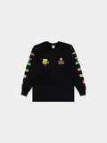 Supreme x Spongebob Squarepants x Castelli Racing Long-Sleeve Tee 'Black'