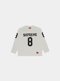 Supreme Affiliated Long-Sleeve Football Top 'White'