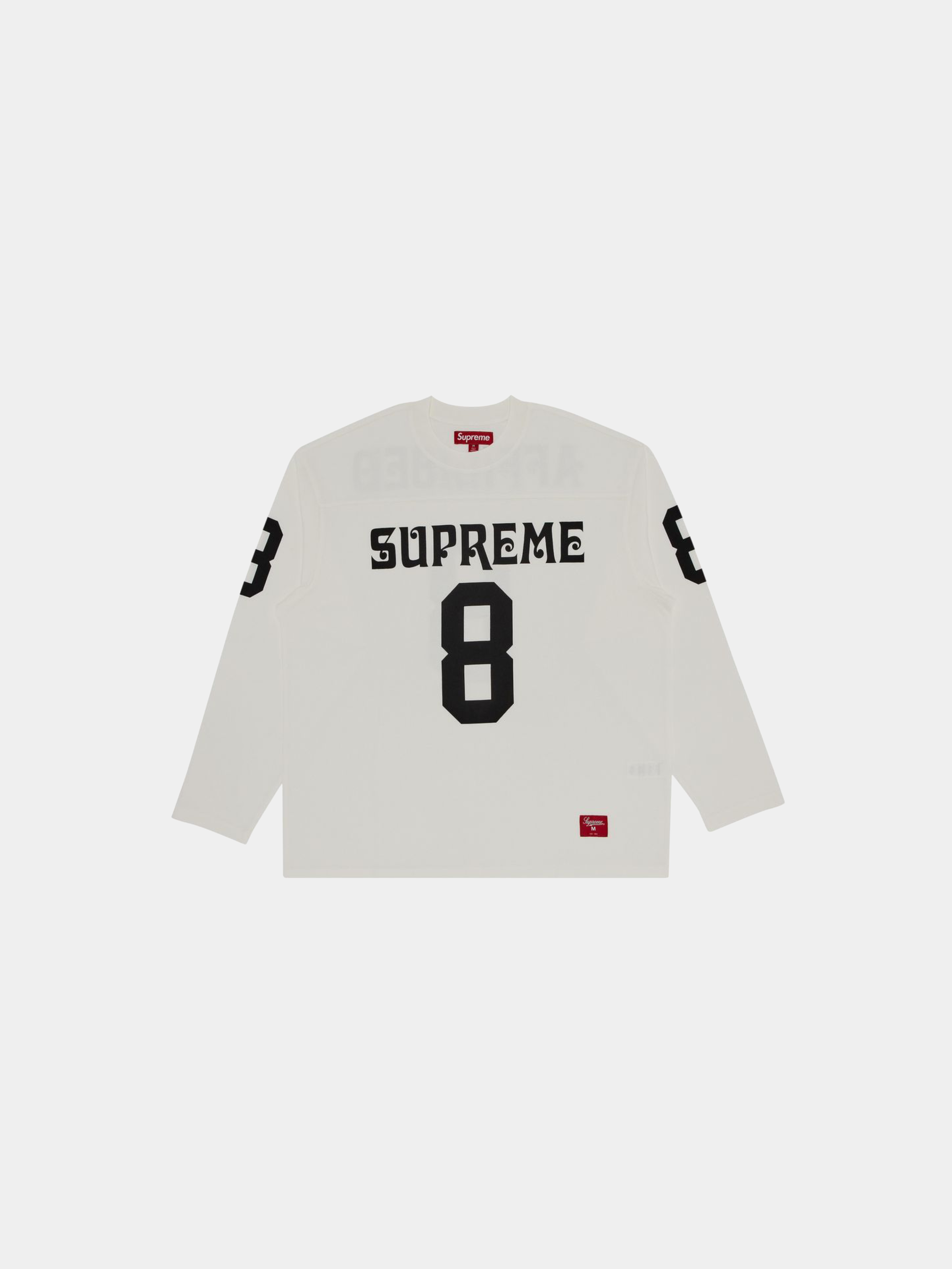 Supreme Affiliated Long-Sleeve Football Top 'White'