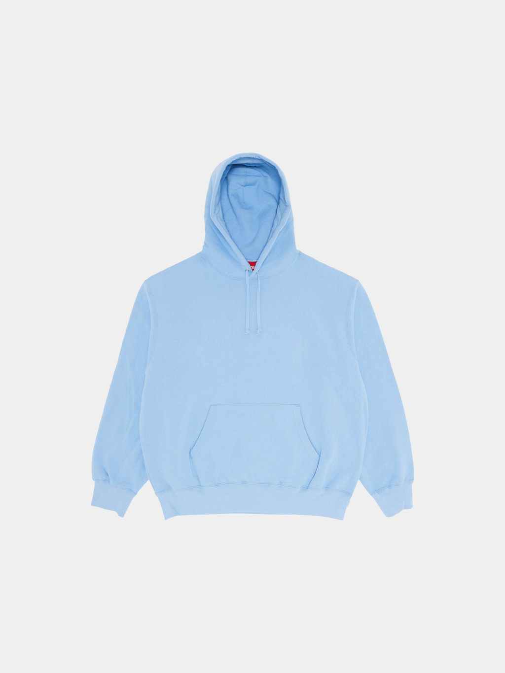 Supreme Satin Appliqué Hooded Sweatshirt 'Light Blue'