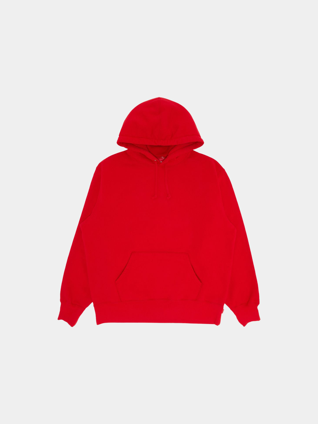 Supreme Satin Appliqué Hooded Sweatshirt 'Red'