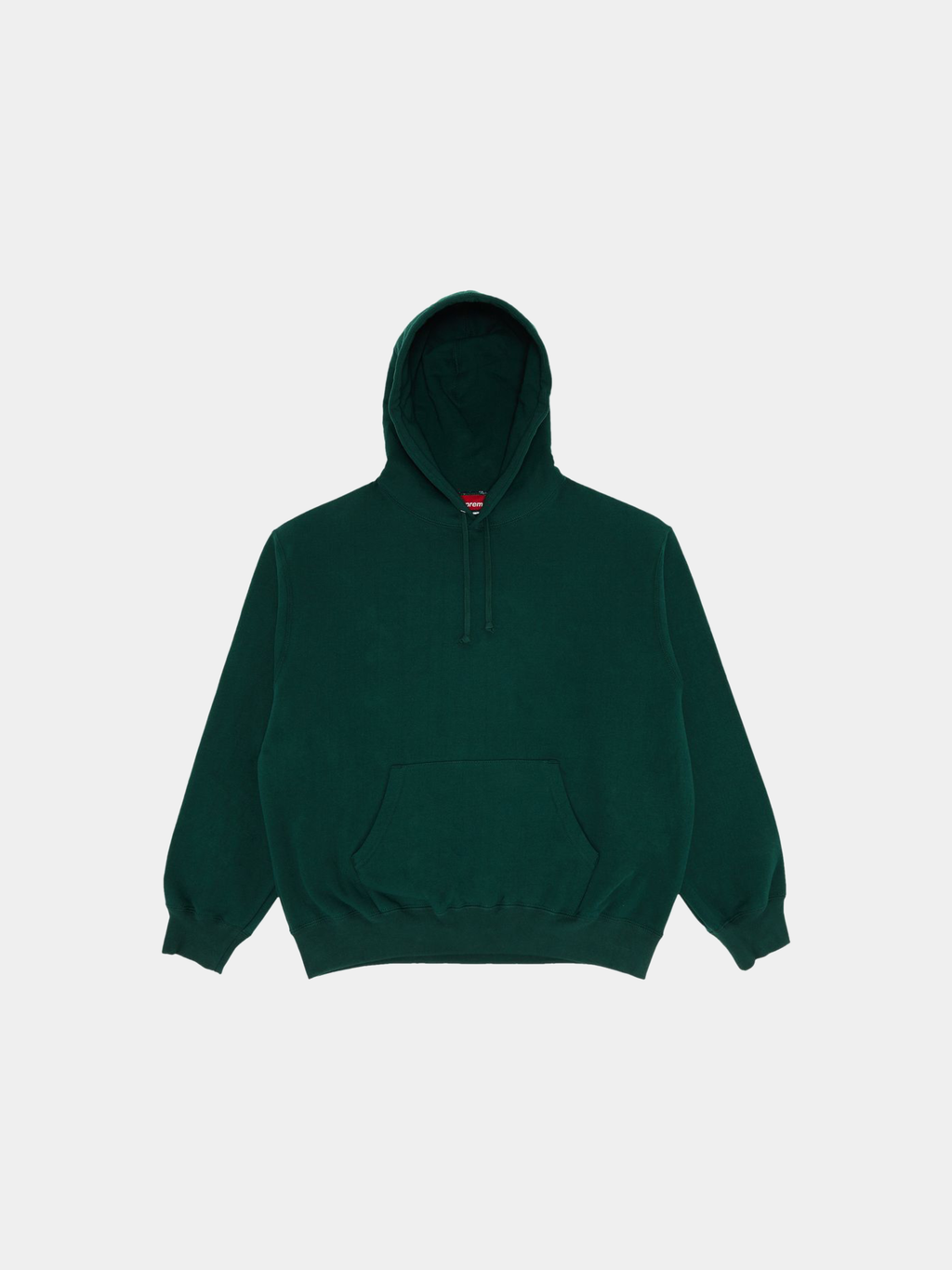 Supreme Satin Appliqué Hooded Sweatshirt 'Dark Green'