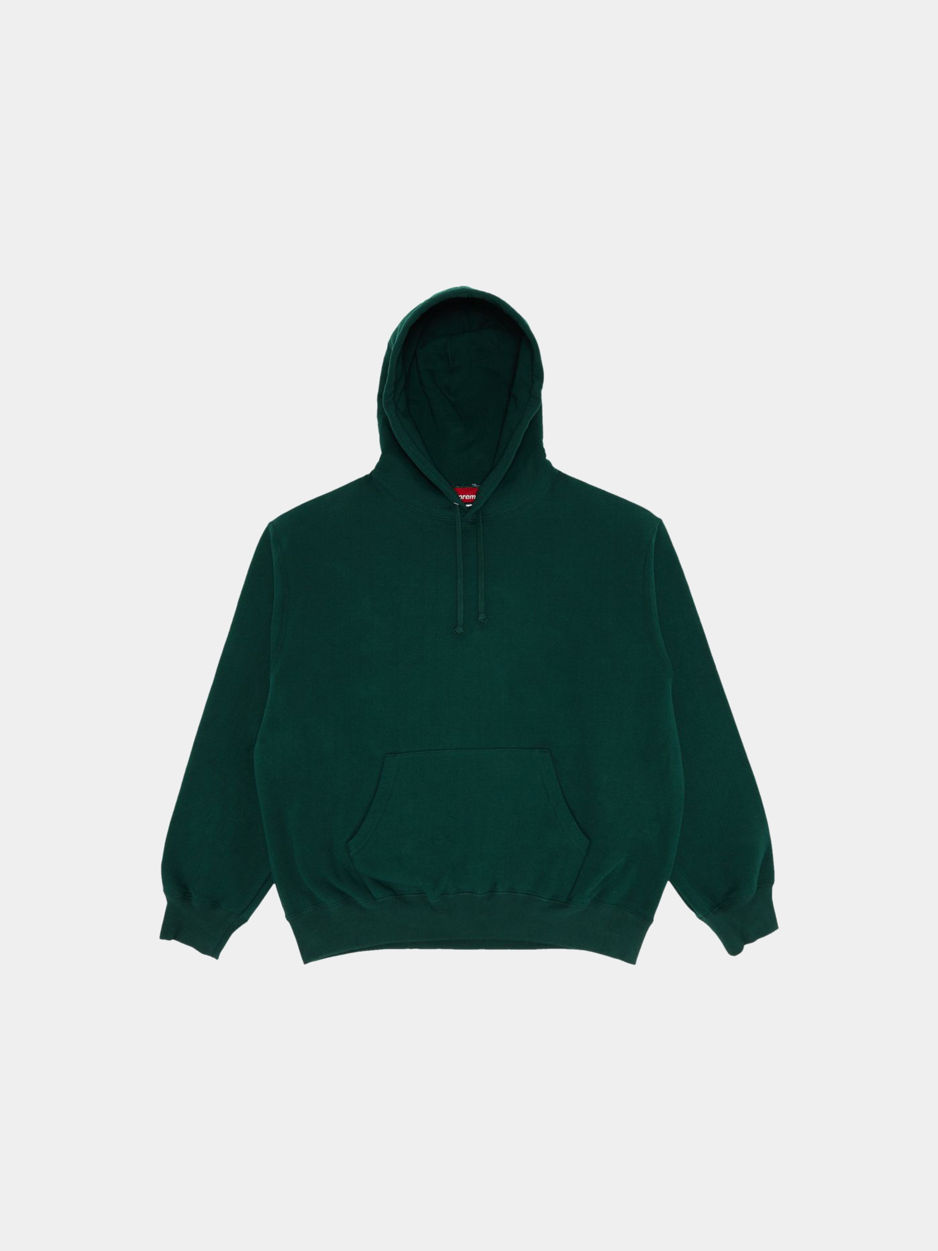 Supreme Satin Appliqué Hooded Sweatshirt 'Dark Green'