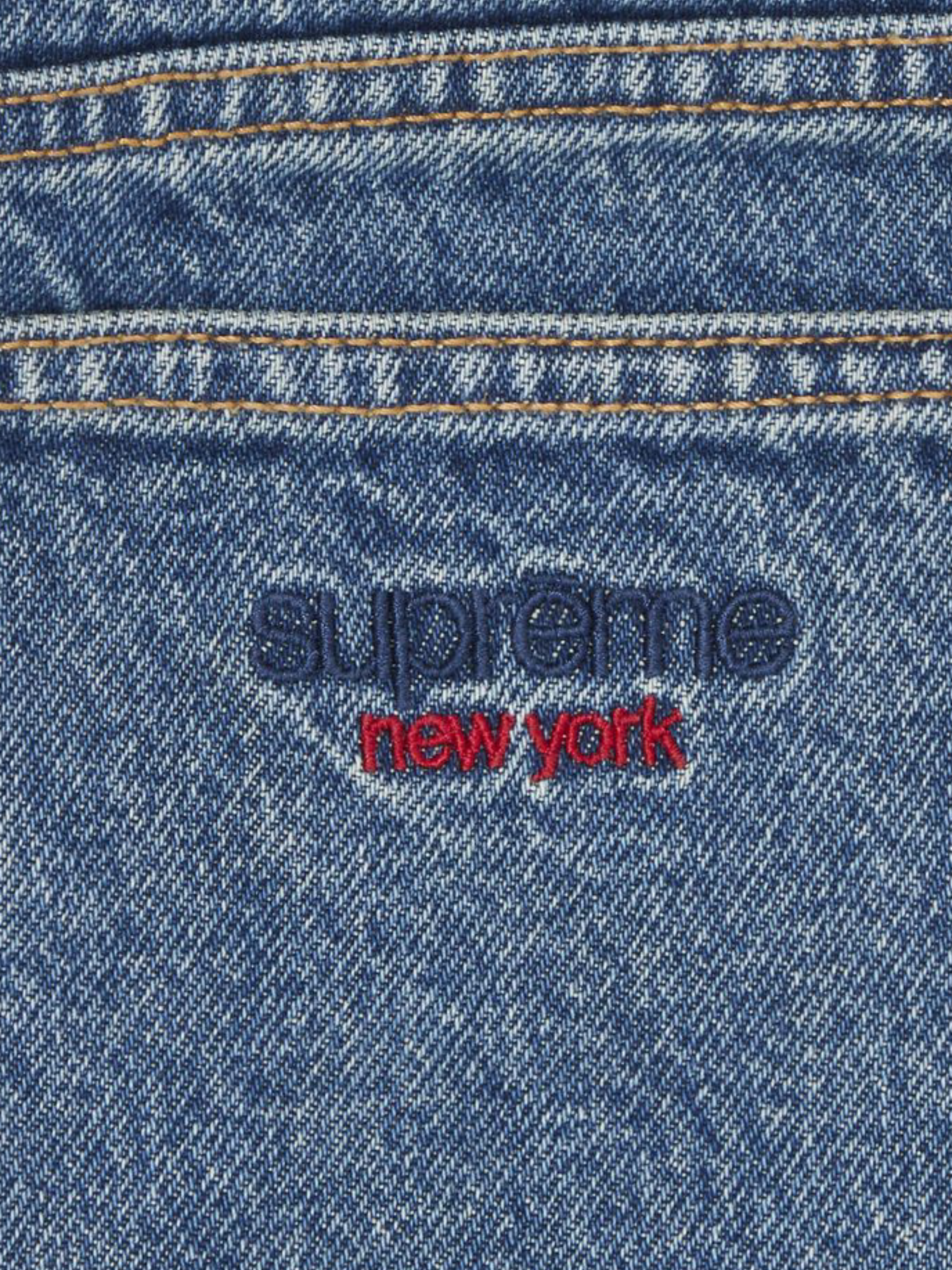 Supreme Baggy Jean 'Washed Indigo'