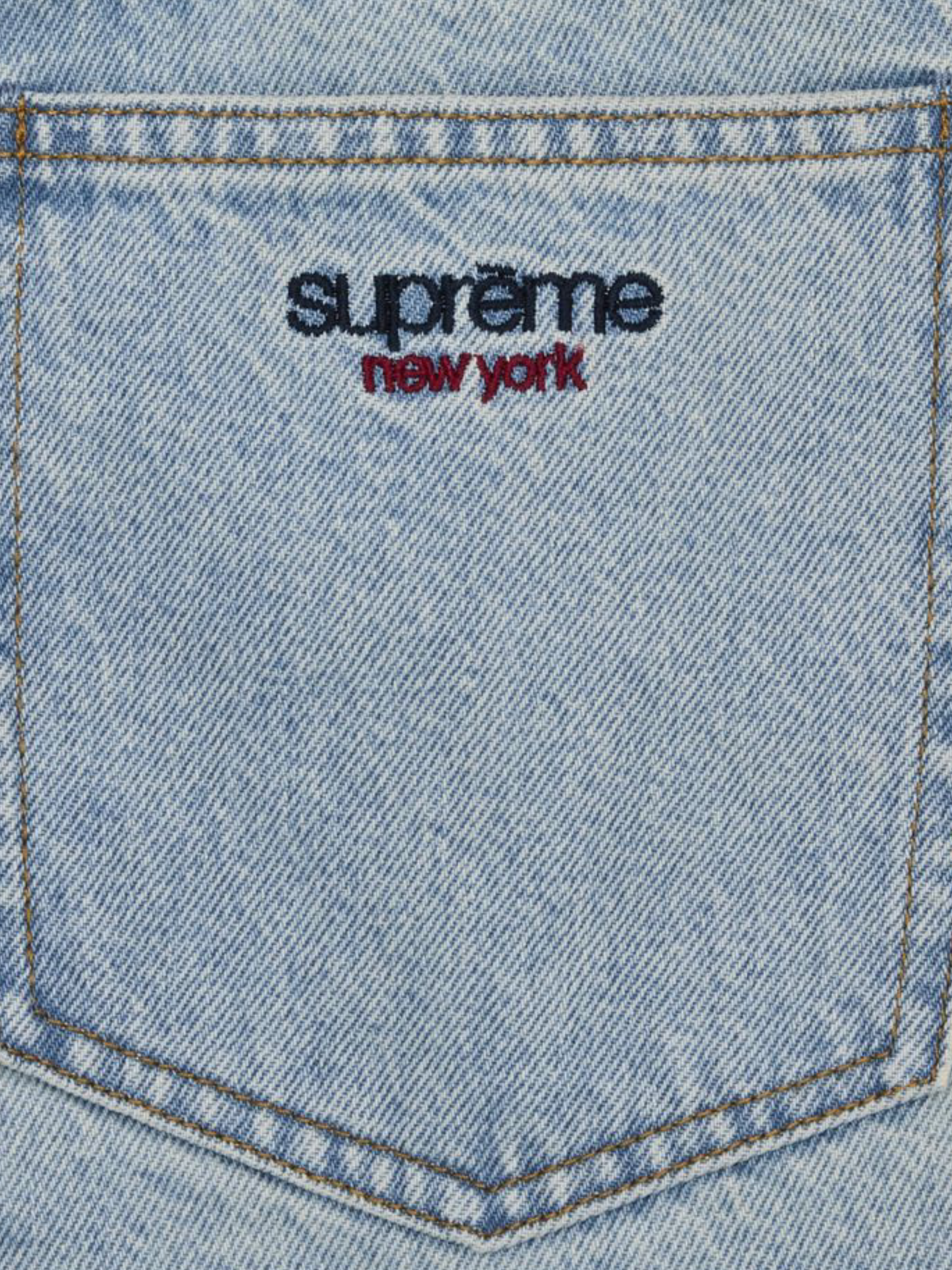 Supreme Baggy Jean 'Light Washed Indigo'