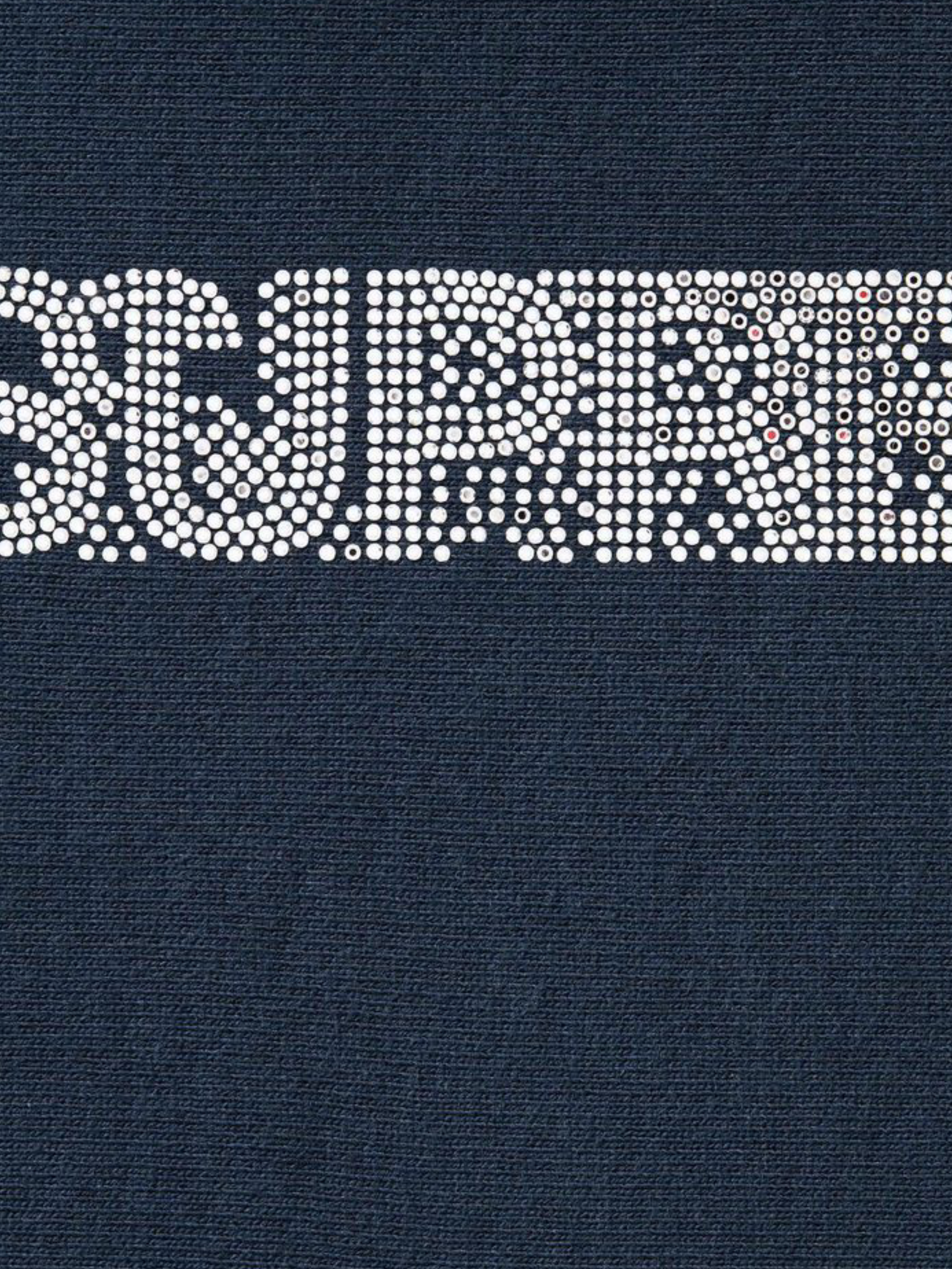 Supreme Swarovski Motion Logo Hooded Sweatshirt 'Navy'