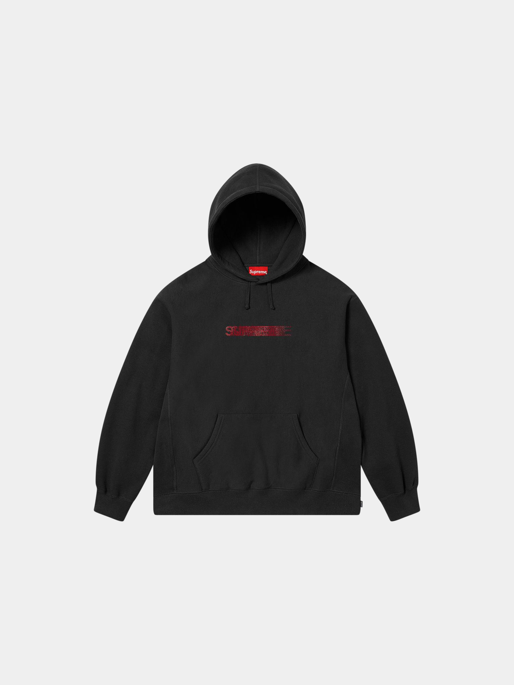 Supreme Swarovski Motion Logo Hooded Sweatshirt 'Black'