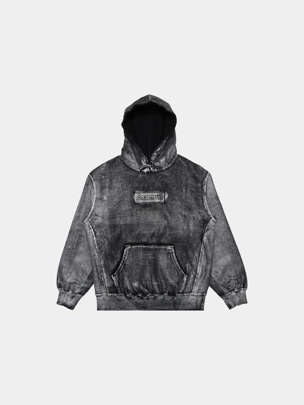 Supreme x MM6 Maison Margiela Foil Box Logo Hooded Sweatshirt 'Black'