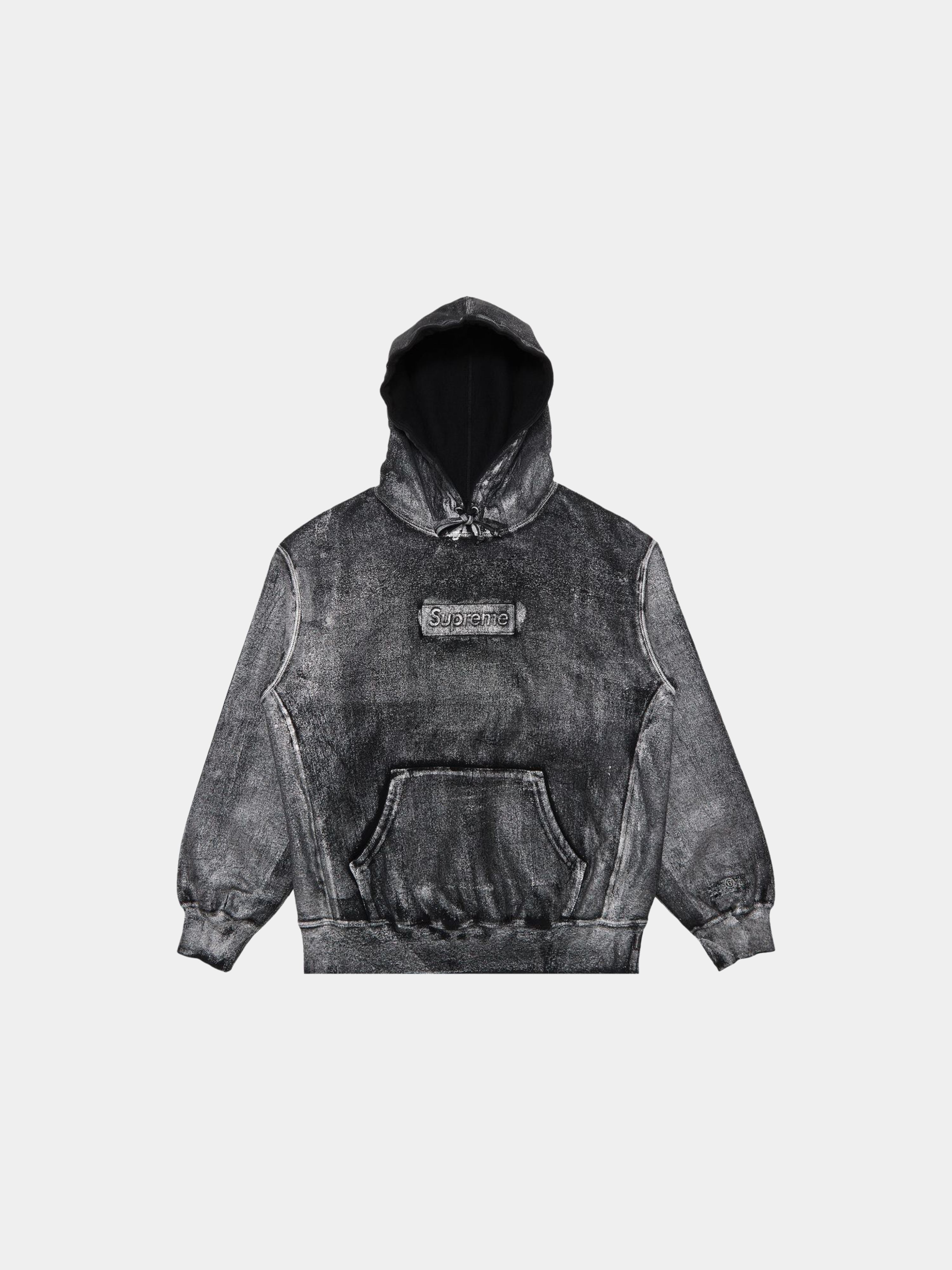 Supreme x MM6 Maison Margiela Foil Box Logo Hooded Sweatshirt 'Black'