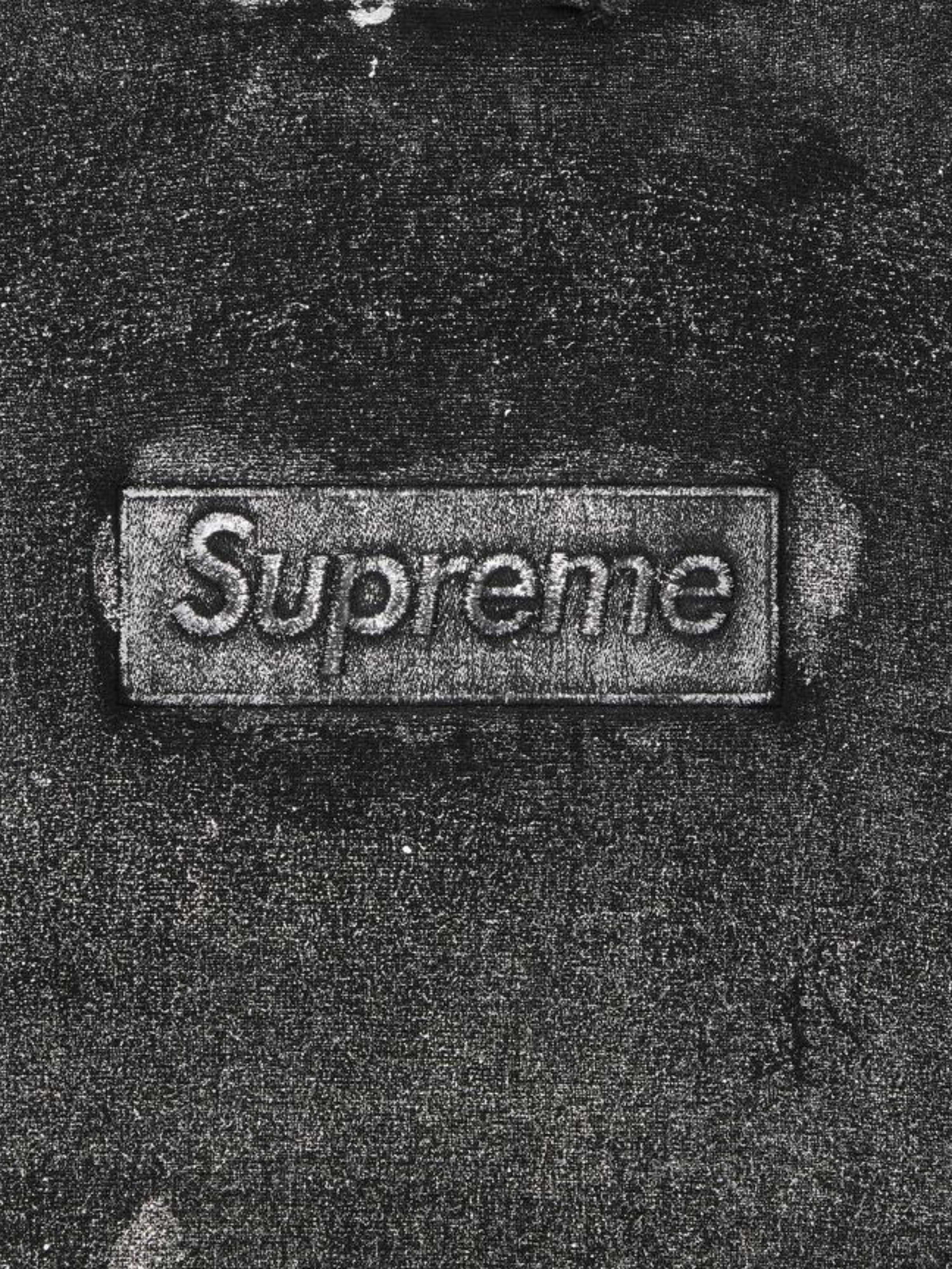 Supreme x MM6 Maison Margiela Foil Box Logo Hooded Sweatshirt 'Black'