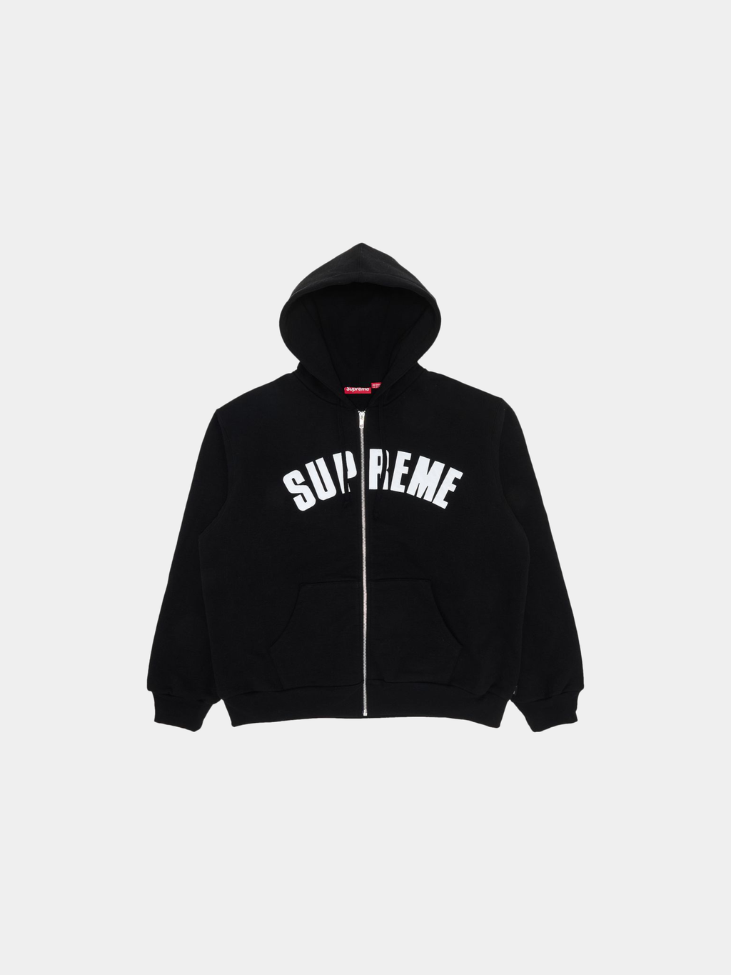 Supreme Arc Thermal Zip Up Hooded Sweatshirt 'Black'
