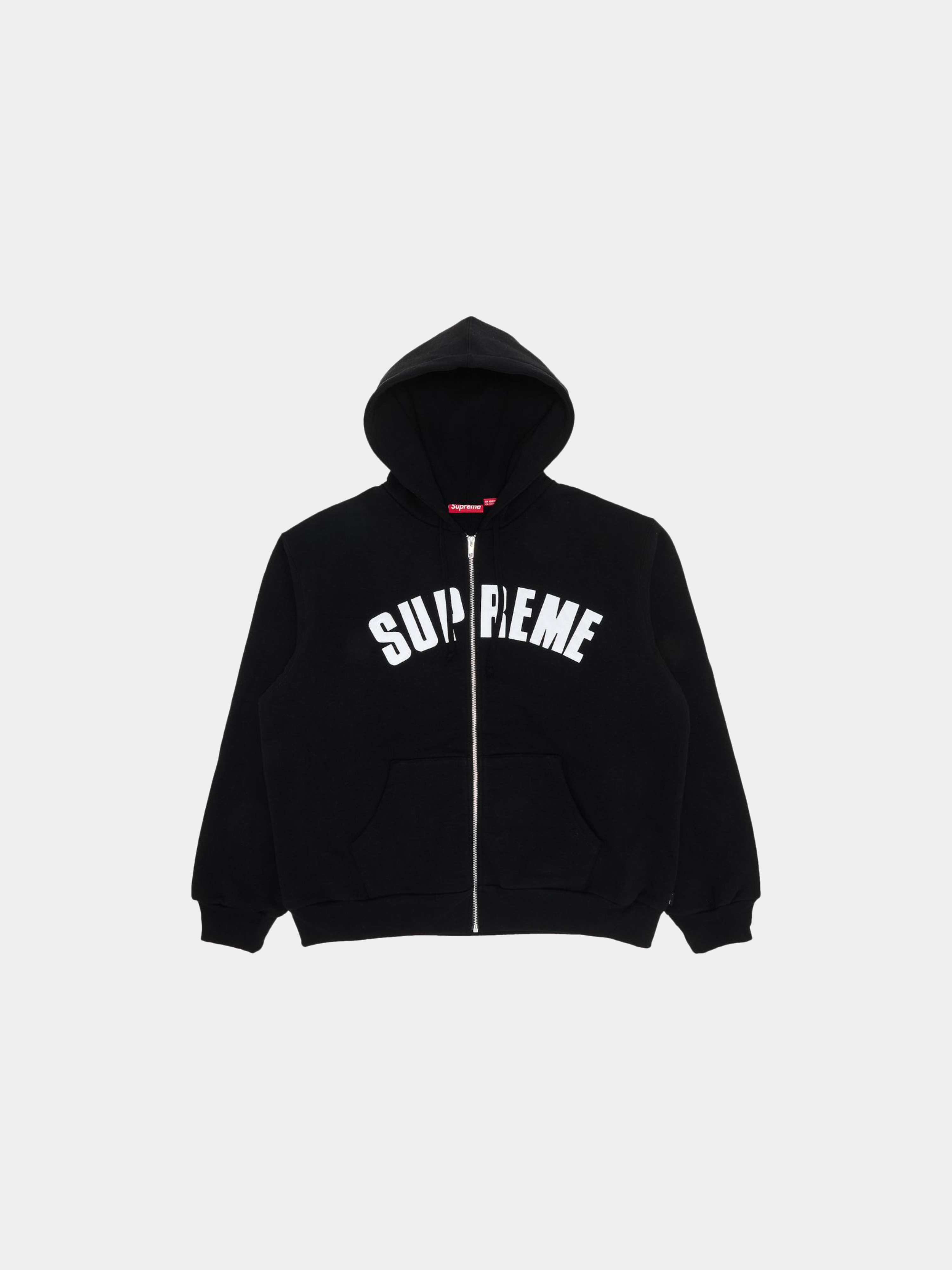Supreme Arc Thermal Zip Up Hooded Sweatshirt 'Black'