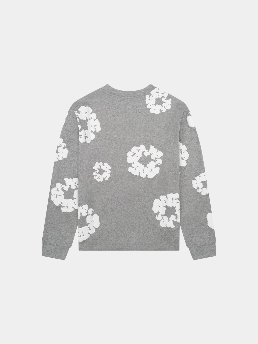 Denim Tears Long-Sleeve Wreath Tee 'Grey'