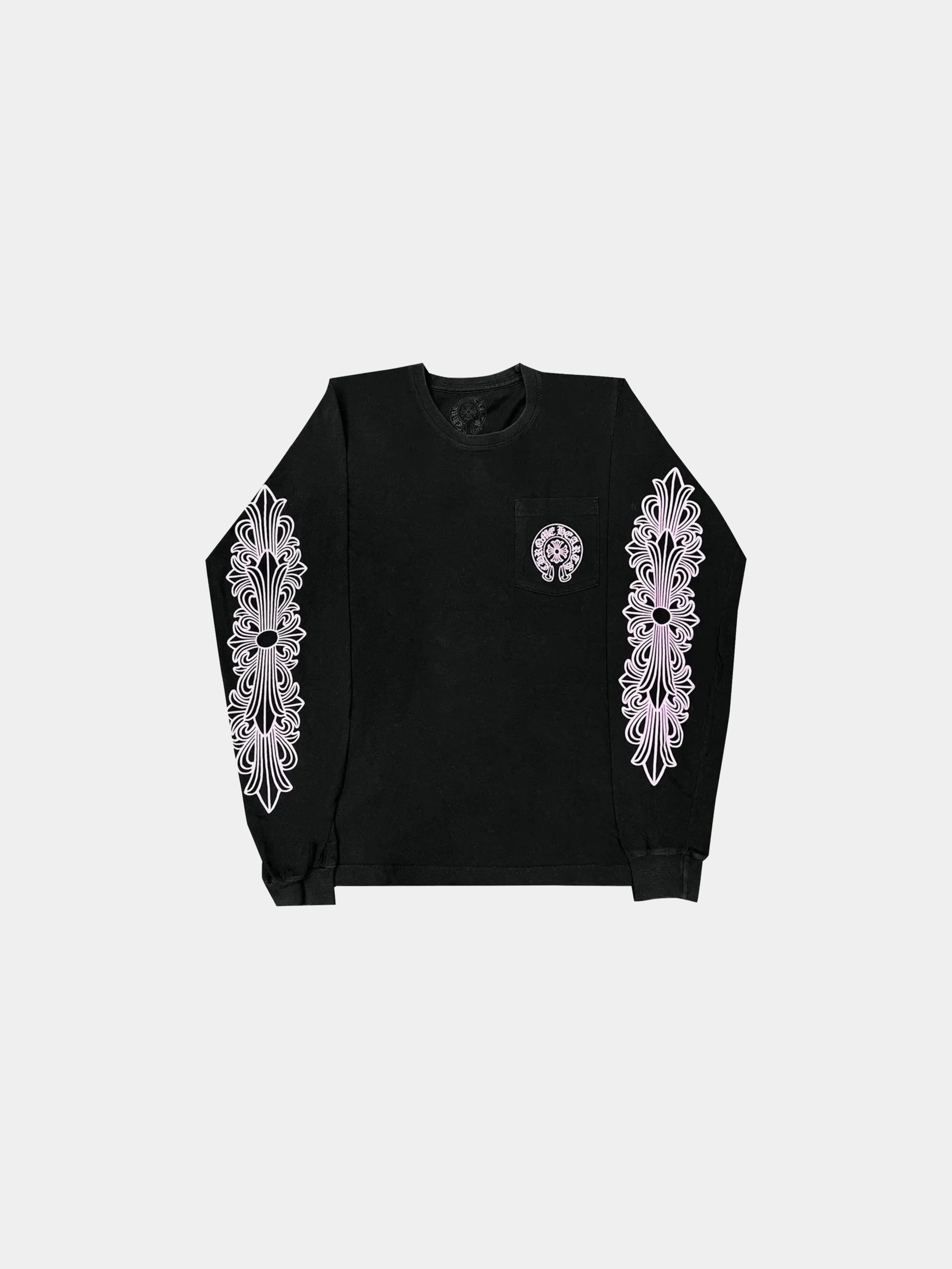 Chrome Hearts Chengdu Pocket Long-Sleeve 'Black/Pink'
