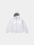 Supreme Arc Thermal Lined Zip Up Hooded Sweatshirt 'Ash Grey'